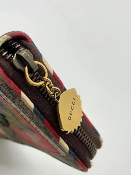 Gucci GG Supreme Courier UFO Tiger Sherry Line PVC Long Wallet/DB - Picture 14 of 14